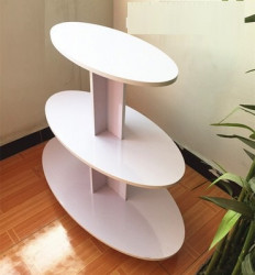 Kệ gỗ trưng bày hình bầu giục TG34