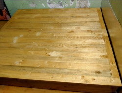 Phản giường gỗ quế ngăn kéo PHAN18