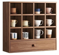 Tủ kể gỗ nhiều ngăn để đồ dùng nhà bếp KVS65