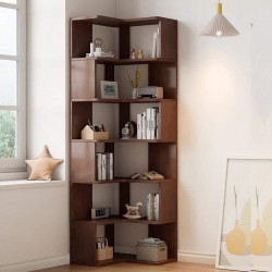 Kệ góc gỗ đứng nhiều ngăn để sách trang trí KSG108