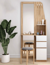 Bộ bàn ghế gỗ trang điểm cho chị em xinh đẹp BP13