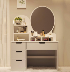 Bàn trang điểm kèm kệ để mỹ phẩm gỗ công nghiệp BP15