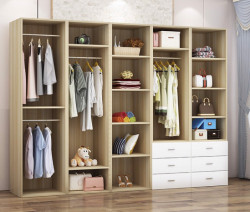 Tủ quần áo gỗ công nghiệp cánh mở hiện đại TQA120