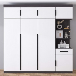 Tủ quần áo kèm góc cua trang trí TQA125