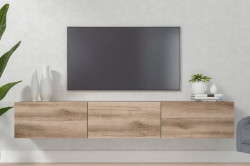 Kệ tivi gỗ treo tường phòng khách hiện đại giá rẻ KTV79