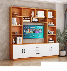 Bộ kệ tivi kèm kệ trang trí KTV83