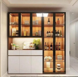 Tủ rượu phòng khách gỗ công nghiệp giá rẻ KR50 