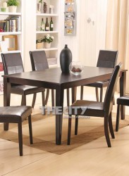 Bộ bàn ăn Malaysia gỗ tự nhiên pettega